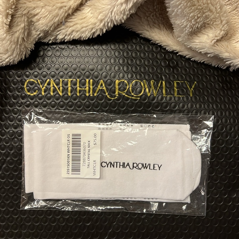 CYNTHIA ROWLEY Crystal Socks - Picture 5 of 5